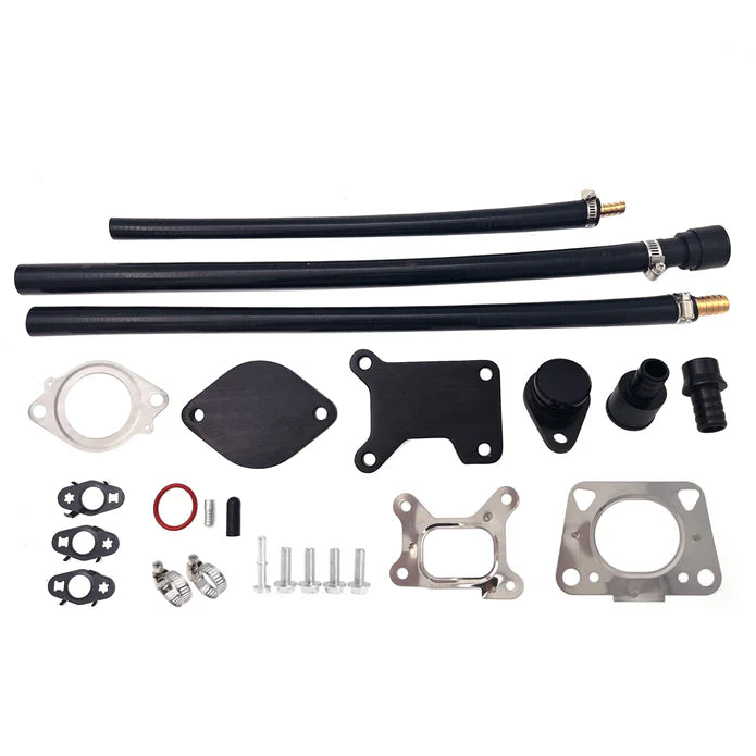 2017-2019 Chevy/GMC 6.6L L5P Duramax 4" DPF Delete Pipe, 3.5" Downpipe & EGR Delete Kit