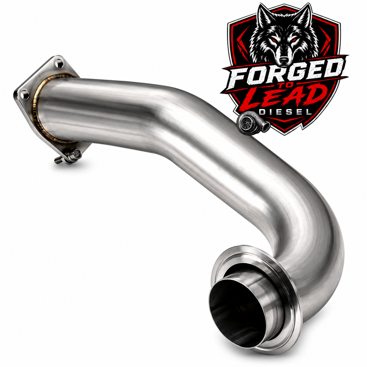 2017-2019 Chevy/GMC 6.6L L5P Duramax Billet EGR Valve Kit & Downpipe Shibby Plugs