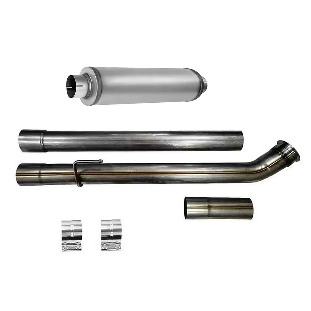 2019-2024 Dodge Ram 2500/3500 6.7L Cummins | 4" Exhaust Race Pipe (With or Without Muffler)