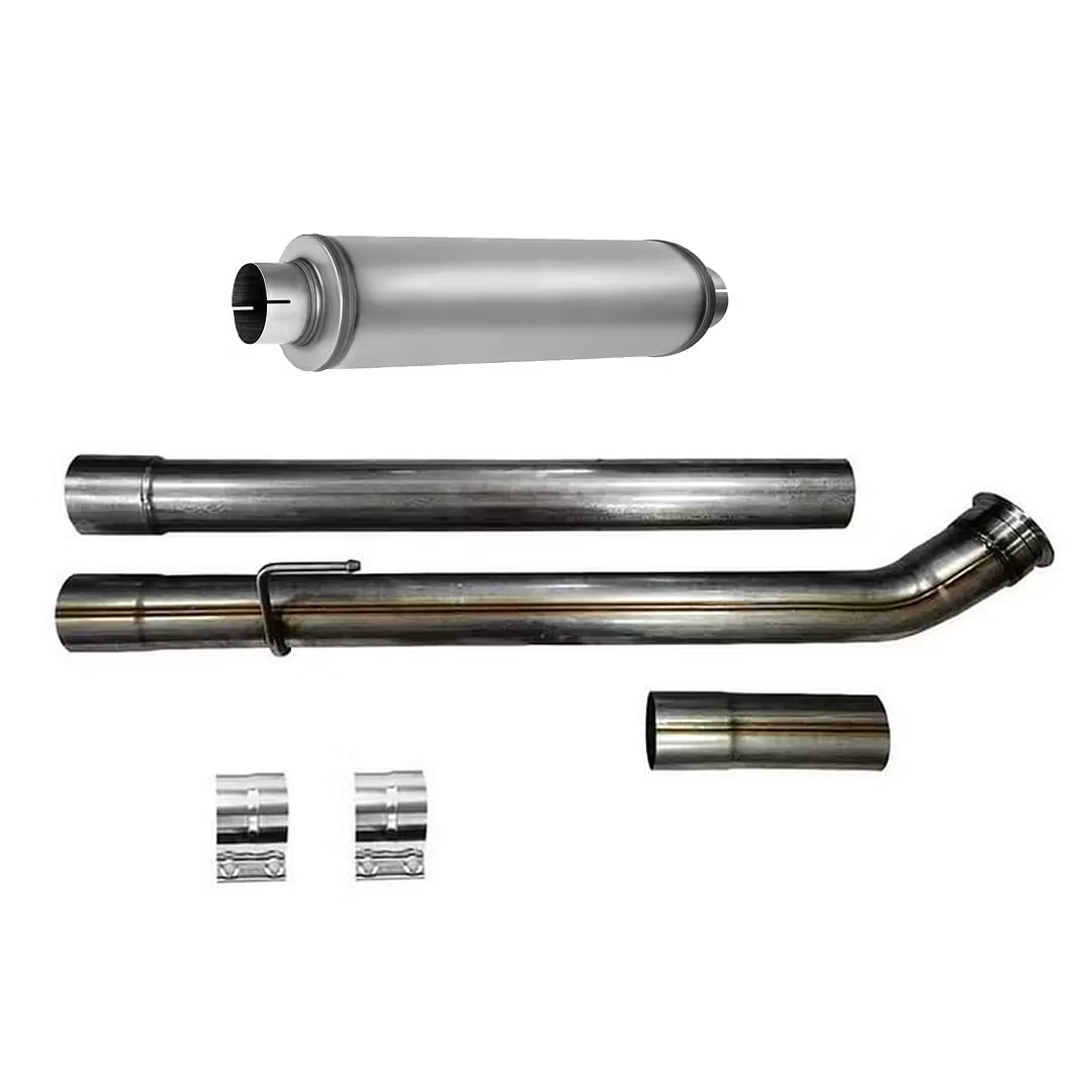 2019-2024 Dodge Ram 2500/3500 6.7L Cummins | 4" Exhaust Race Pipe (With or Without Muffler)