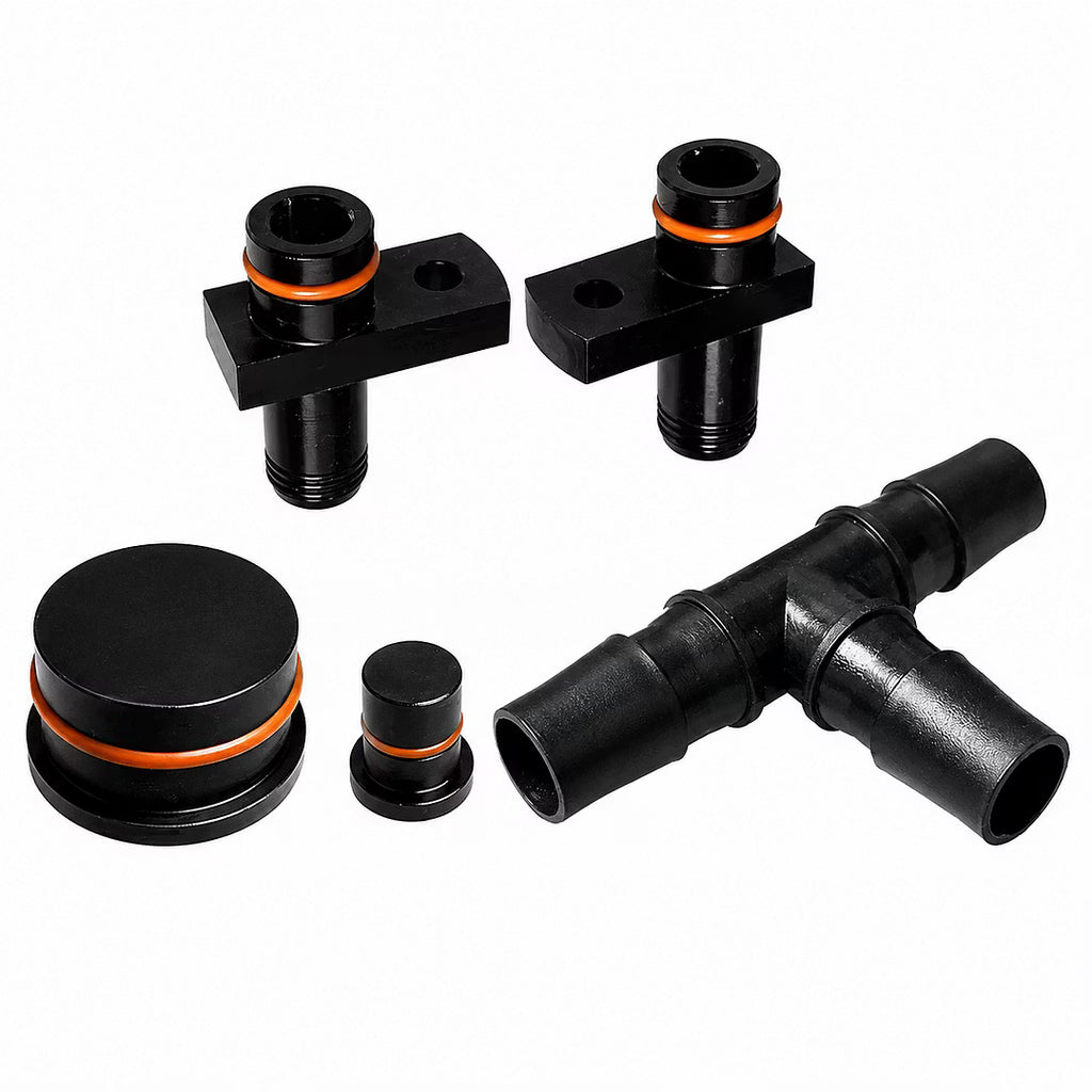 2004.5-2010 GM Duramax 6.6L LLY/LBZ/LMM PCV Reroute & Resonator Delete Kit