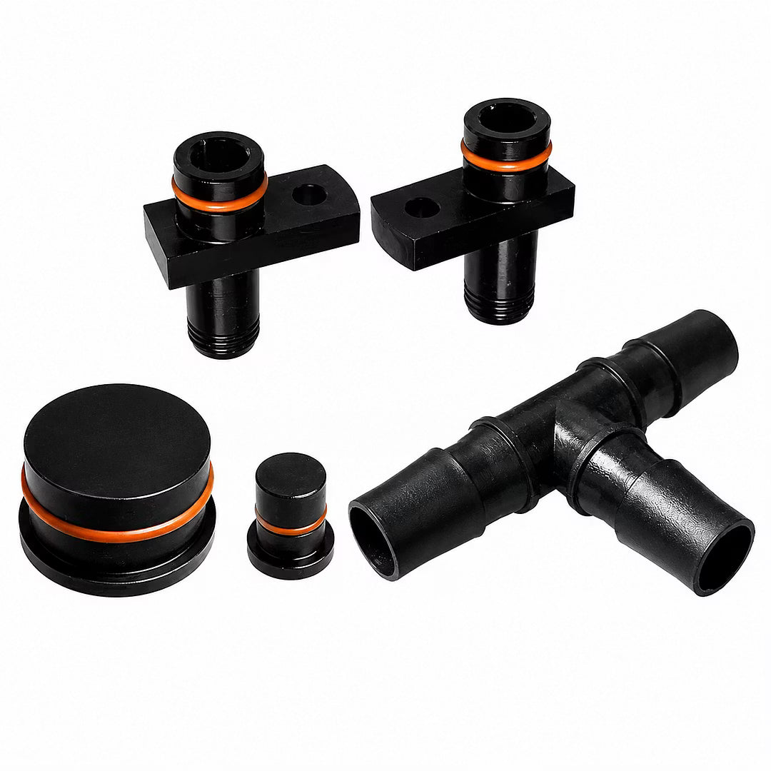 2004.5-2010 GM Duramax 6.6L LLY/LBZ/LMM PCV Reroute & Resonator Delete Kit