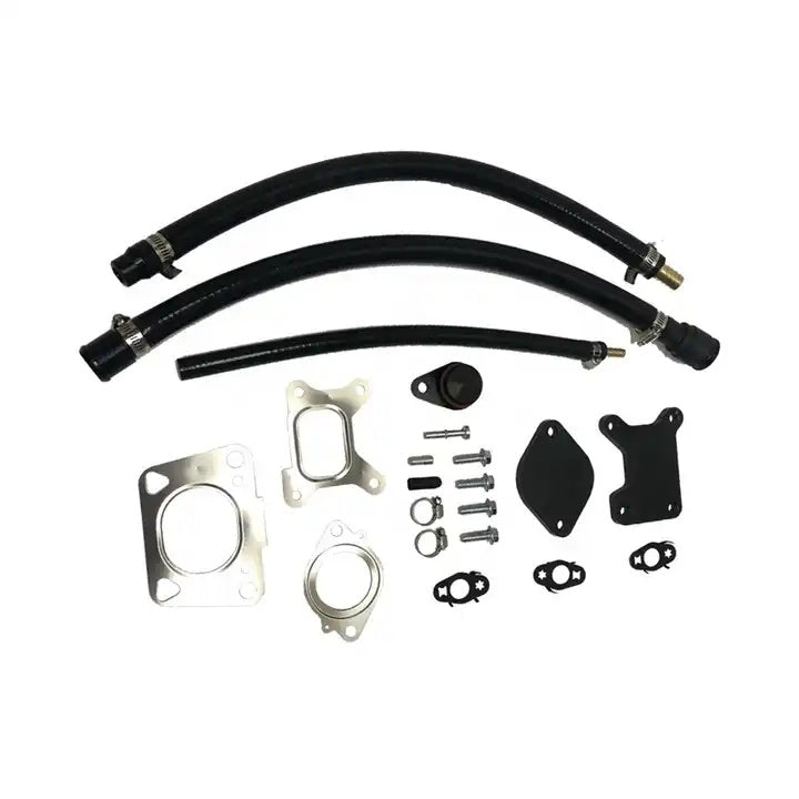 2017-2019 Chevy/GMC 6.6L L5P Duramax Billet EGR Valve Kit & Downpipe Shibby Plugs