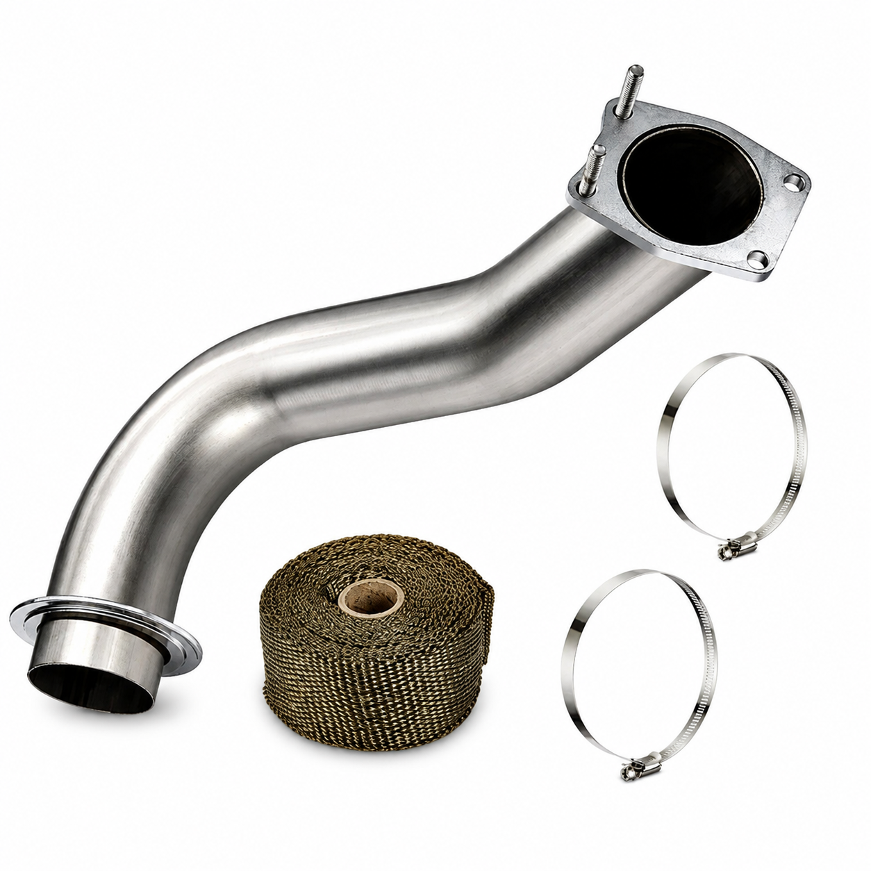 2017-2019 Chevy/GMC 6.6L L5P Duramax 4" DPF Delete Pipe, 3.5" Downpipe & EGR Delete Kit