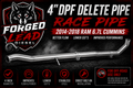 3" 2014-2018 3.0L EcoDiesel DPF Delete Race Pipe | Ram 1500 & Jeep Grand Cherokee