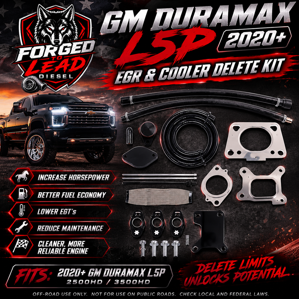 2020+ GM Duramax L5P EGR & Cooler Delete Kit