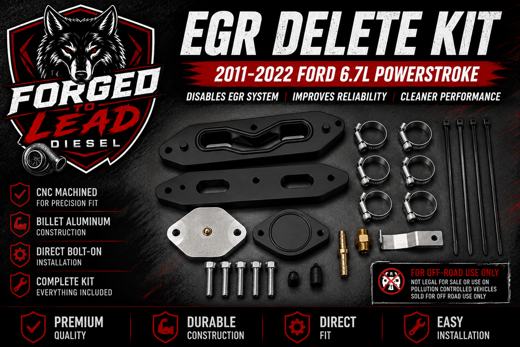 2011-2026 6.7 Powerstroke EGR Delete Block Off Plates