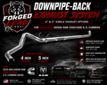 2019-2024 Dodge Ram 2500/3500 6.7L Cummins | 4" Downpipe-Back Exhaust System