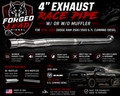 2019-2024 Dodge Ram 2500/3500 6.7L Cummins | 4" Exhaust Race Pipe (With or Without Muffler)