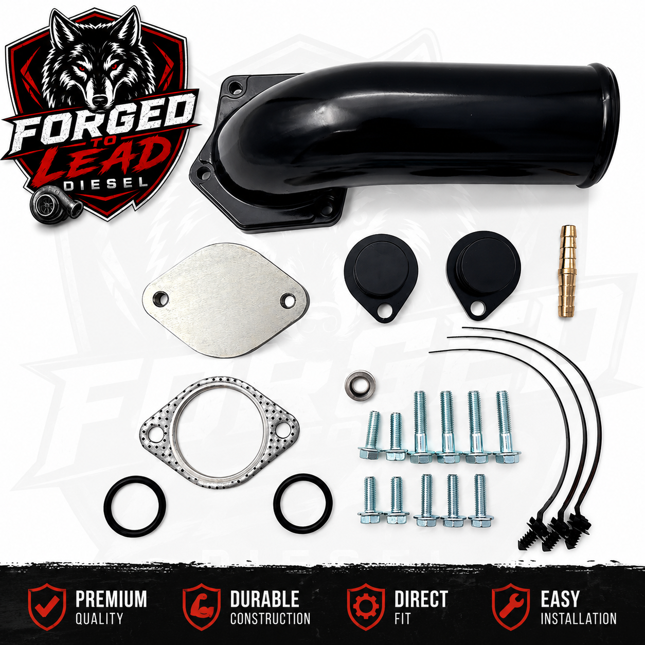 2008-2010 Ford 6.4L Powerstroke EGR Delete Kit | F-250, F-350, F-450
